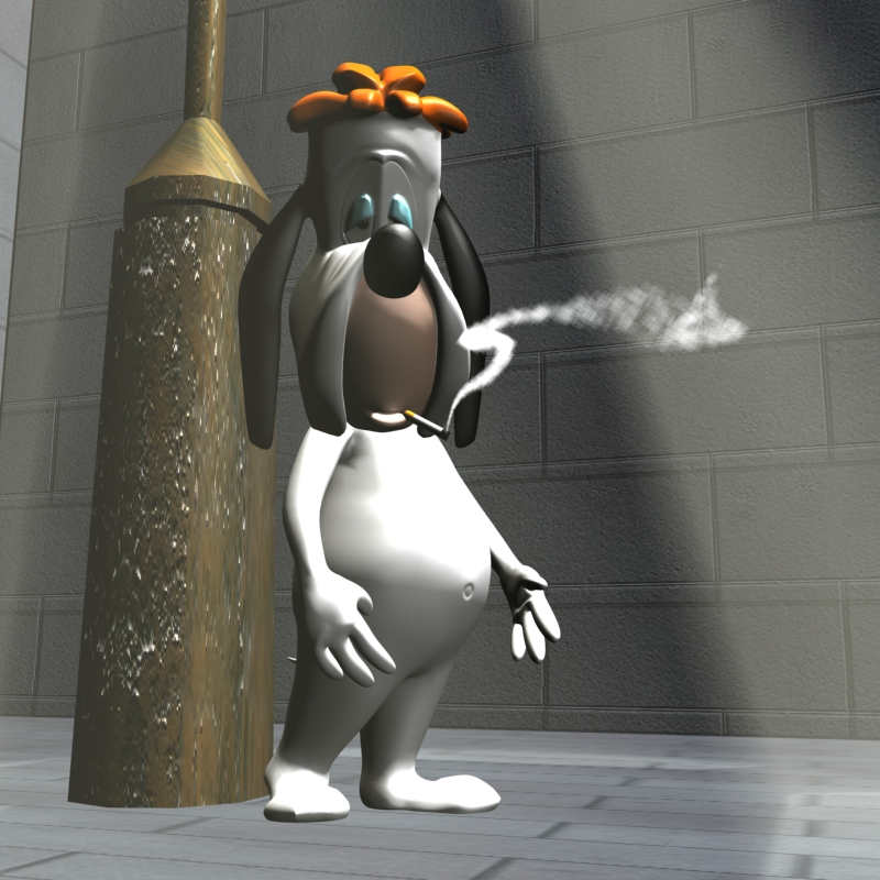 droopy rigged 3d model 3ds max obj 103659
