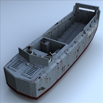 landing boat lcvp 3d model 3ds max lwo hrc xsi obj 110976