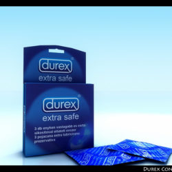 durex condom 3d model 3ds max fbx obj 116102