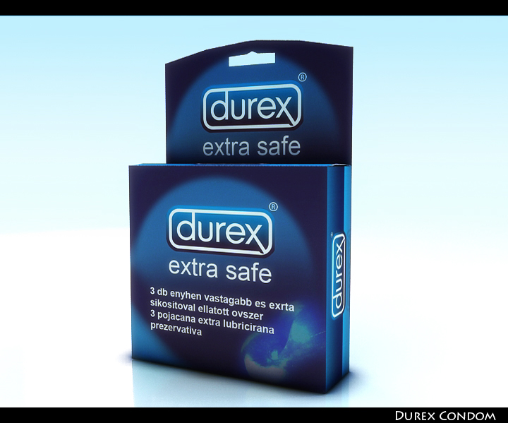 durex condom 3d model 3ds max fbx obj 116104