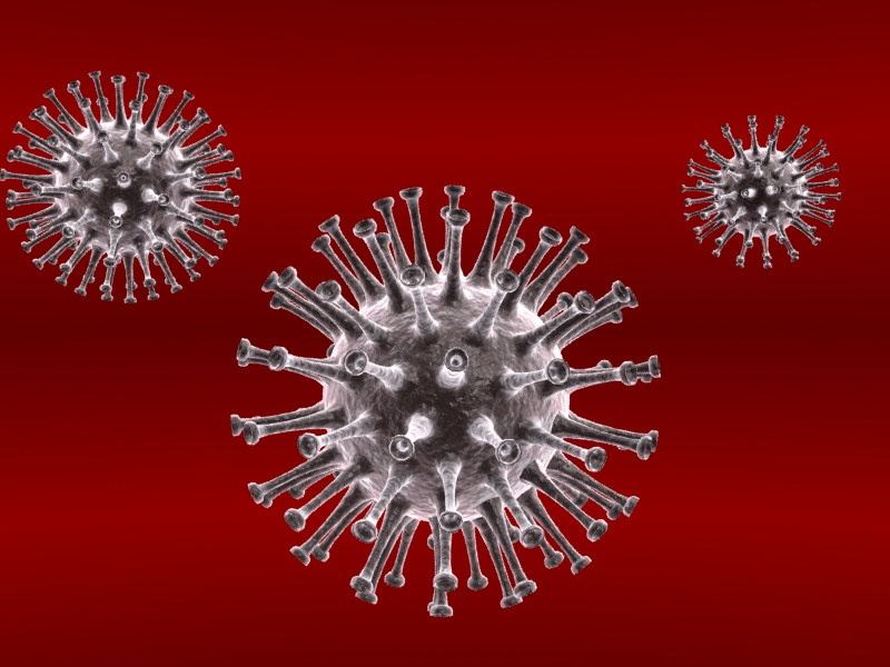 flu virus 3d model max 150315