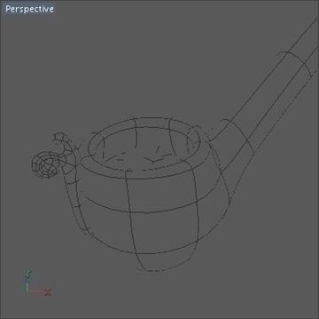 bilbo baggins pipe 3d model 3ds dxf fbx c4d x obj 103022