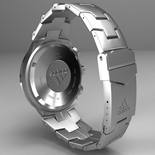 chronograph watch 3d model 3ds fbx skp obj 115586