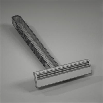 disposable plastic razor 3d model 3ds max fbx obj 107617
