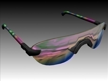 rainbow sun glasses 3d model 3ds max 82233