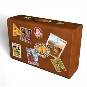 suitcase.zip 3d model 3ds dxf fbx c4d x obj 93137