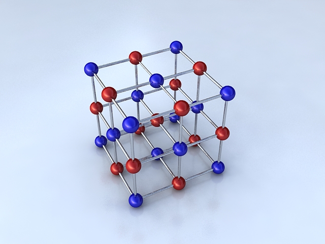 molecule 3d model max 123268