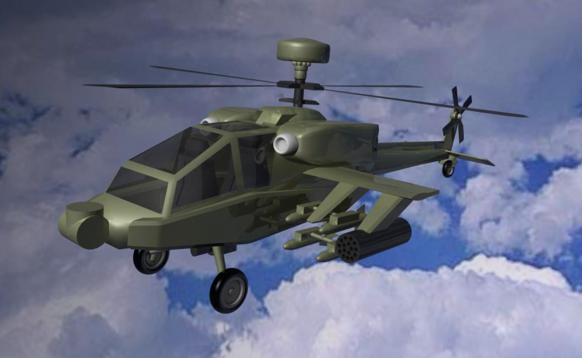 apache helicopter 3d model ma mb other 116108