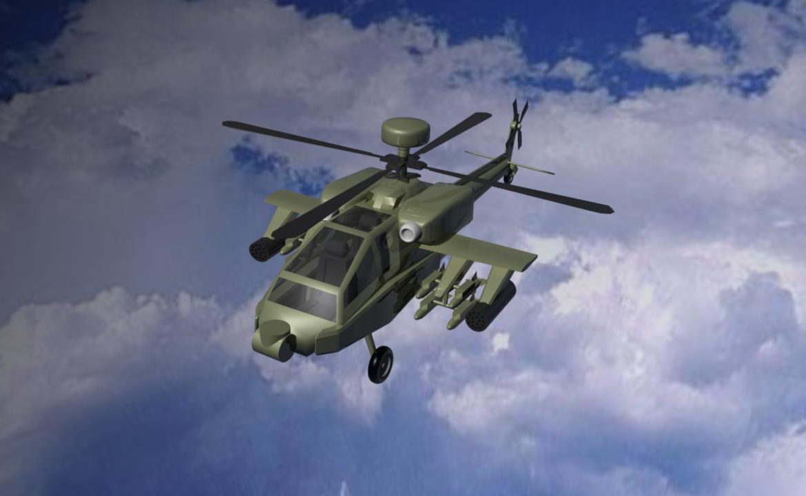 apache helicopter 3d model ma mb other 116110