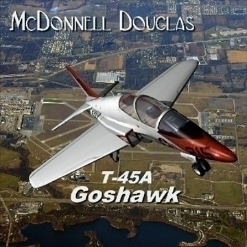 mcdonnell douglas t-45a goshawk 3d model 3ds 79456