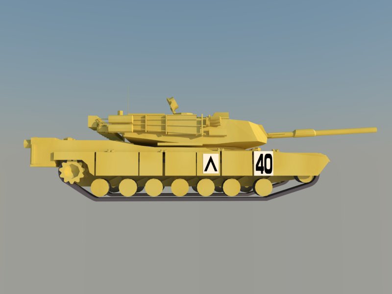 m1 abrams military tank 3d model 3ds dxf dwg skp obj 163457