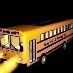 school bus design 9211 3d model max 111810