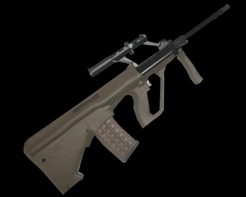 steyr aug 3d model 3ds blend 107067