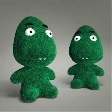 green monster toy 3d model max 107143