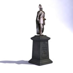 kaiser wilhelm monument 3d model 3ds max obj 138215