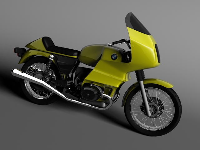 bmw r100 rs touring 1978 3d model 3ds max c4d obj 147671