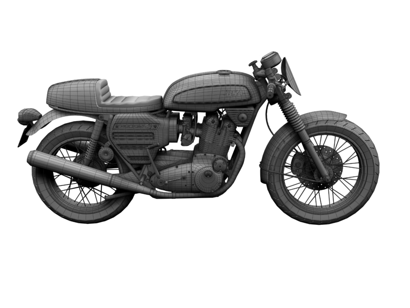 bsa rocket 3 racer 1969 3d model 3ds max dxf fbx c4d obj 164429