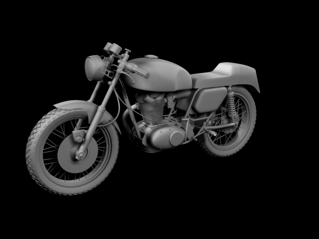 ducati 350 desmo 1971 3d model 3ds max c4d obj 105317