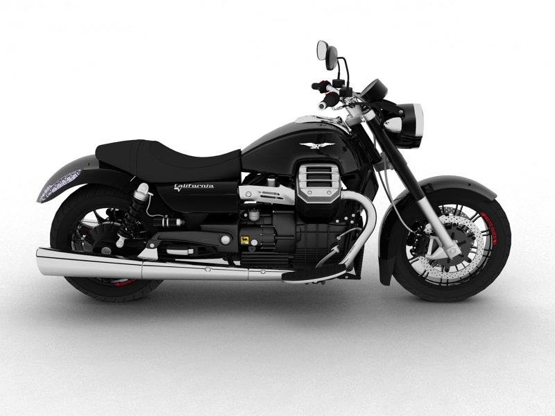 moto guzzi 1400 california custom 2013 3d model 3ds max dxf fbx c4d obj 155739