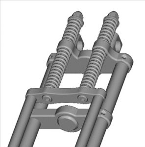 Motorcycle Springer Front Fork 3d Model Flatpyramid 