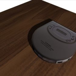 portable disc player 3d model 3ds 98198