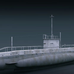 ae2 australia submarine 3d model ma mb 129588