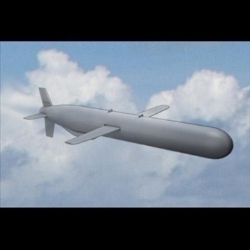 bgm-109 tomahawk cruise missile 3d model 3ds dxf fbx c4d x obj 88941