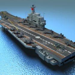 liaoning aircraft carrier 3d model 3ds max fbx obj 154213