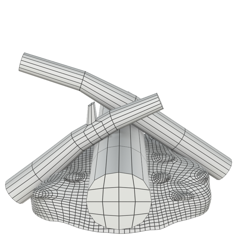 chiminea 3d model obj 150233