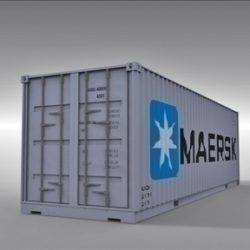 4 container collection 3d model 3ds max obj 110041
