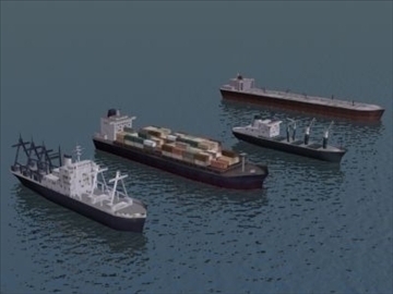 4civilian ships_3dmodels 3d model 3ds max 99293