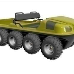 8x8 amphibious vehicle 3d model max dxf 95834