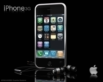 apple iphone 3g 3d model 3ds 3dm obj 96030