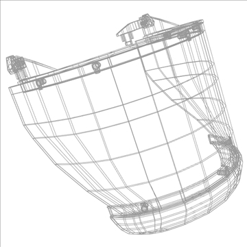 arc flash shield 3d model 3ds max lwo hrc xsi obj 100299