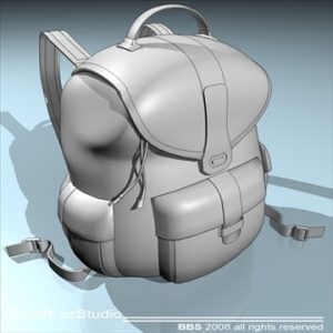 backpack 3D Model - FlatPyramid