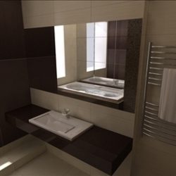 bathroom sink 3d model lwo 82308