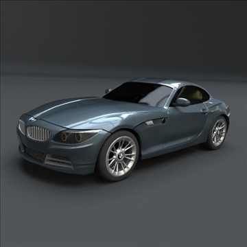 bmw z4 coupe 3d model 3ds blend lwo obj 107670