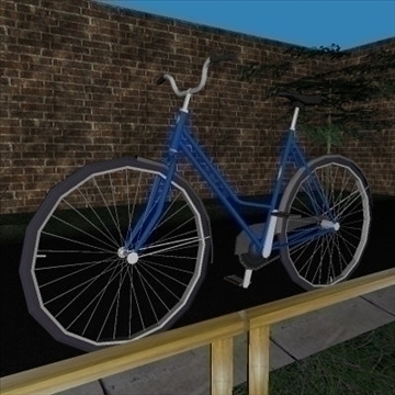 classic bicycle 3d model 3ds 97363