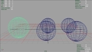 colorful reflective balls 3d model ma mb 106538
