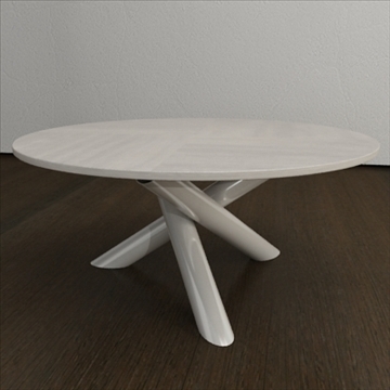 contemporary table from minotti collection 3d model 3ds max texture obj 110765