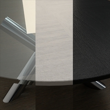contemporary table from minotti collection 3d model 3ds max texture obj 110767
