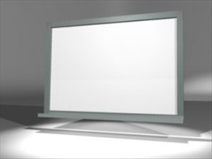 Dry Erase Board 3d Model Flatpyramid