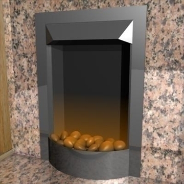 electric fire 3d model max 84964