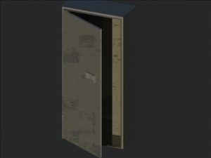 Electrical Panel 3d Model Flatpyramid