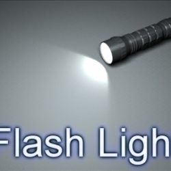 flash light 002 3d model 3ds max ma mb obj 102422