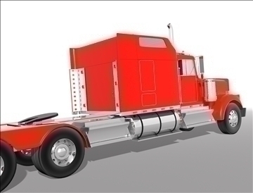 generic highway truck 3d model max 90344