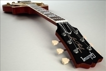 gibson les paul electric guitar 3d model max 107268