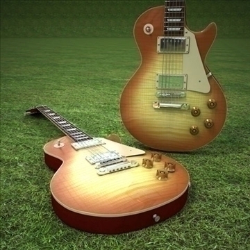 Gibson Les Paul Standard 59 3d Model Flatpyramid