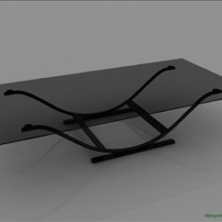 great low poly coffee table 3d model 3ds max fbx obj 106450