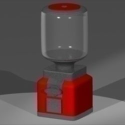 gumball machine 3d model 3ds dxf lwo 81110